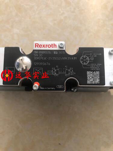 力士乐比例减压阀R900955784 3DREPE6C-21