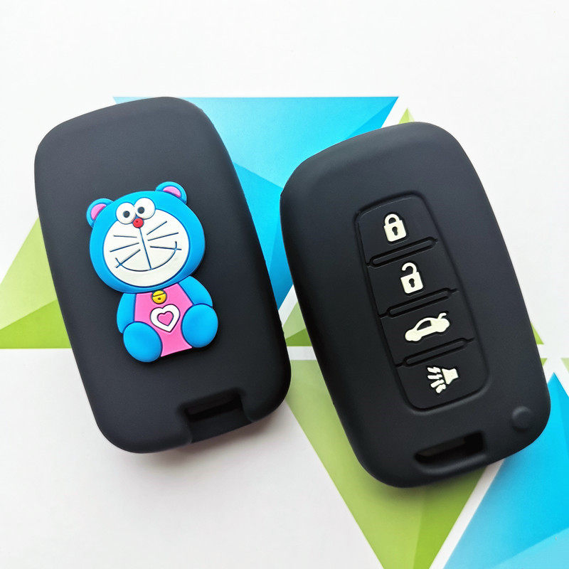 适用于起亚KX3智跑K5傲跑K2焕驰K4赛拉图福瑞迪卡通硅胶车钥匙套