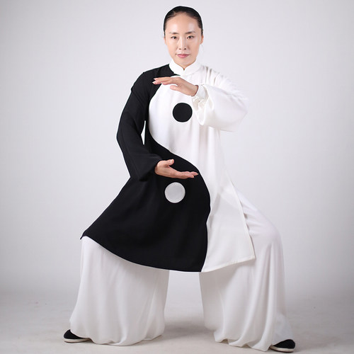 马蕾太极春秋新款男女比赛表演服团队服太极道