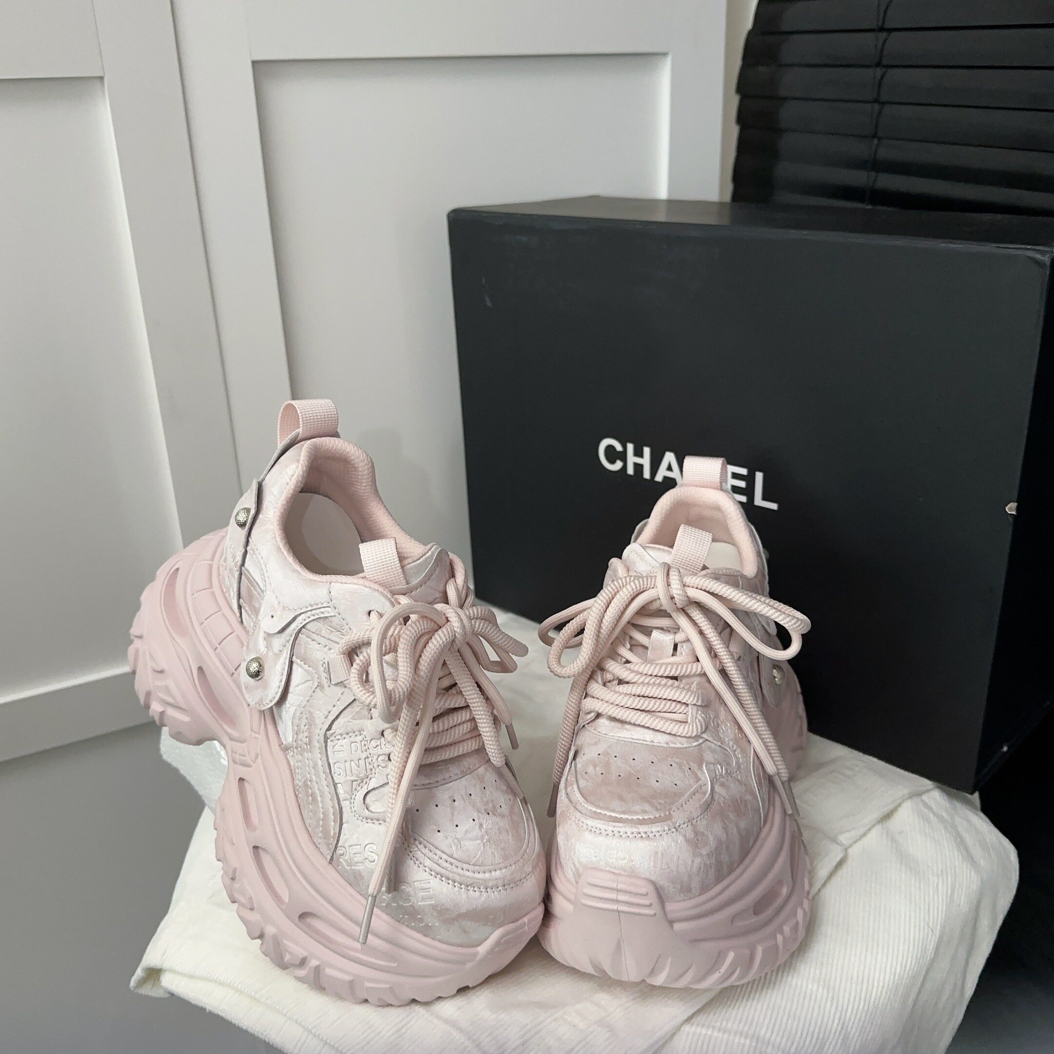 鞋女小个子显高内增高10cm女鞋老爹鞋女增高厚底休闲鞋女内增高鞋