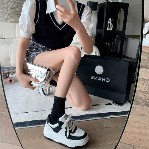 舒适的踩屎感增高鞋显高