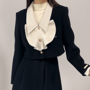 1213studio 2024新款羊毛套装裙装气质甜美淑女时尚女士套装