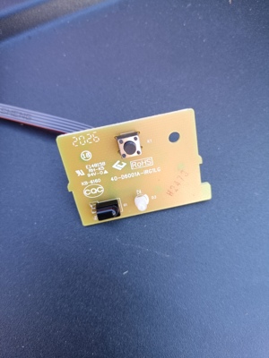 TCL 49A260 55V2 65F6 40L2F 43F6F按键接收头板40-D6001A-IRD1LG