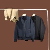男士 新款 高级感商务休闲夹克外套 气质行政风2025秋季 奢品老钱风