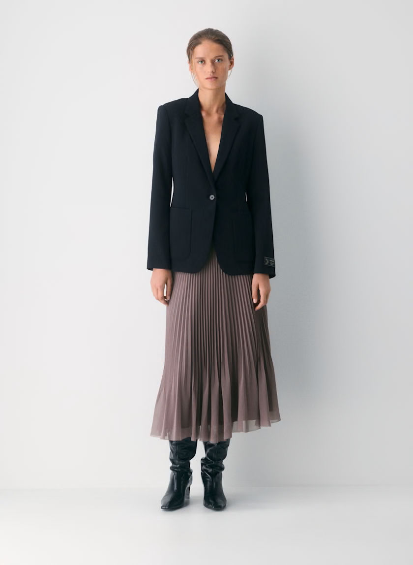 萱萱加拿大代购馆Aritzia Twirl Pleated Skirt仙女裙黑五价