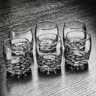 玻璃小酒杯一两半白酒杯80ml毫升加厚家用精致高端高级感高颜值