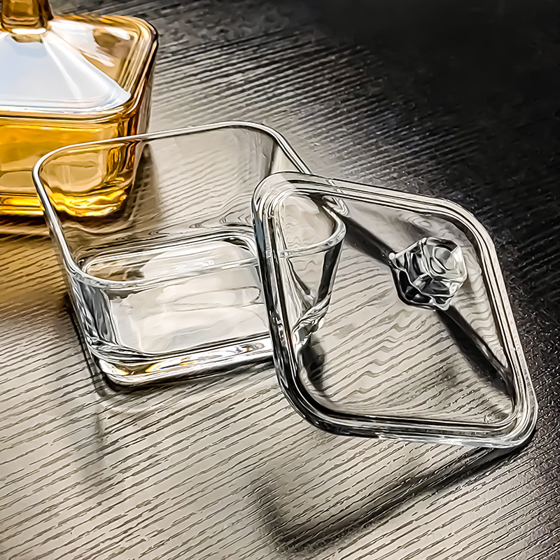 四方小碗高级感小精致碟子水果碟