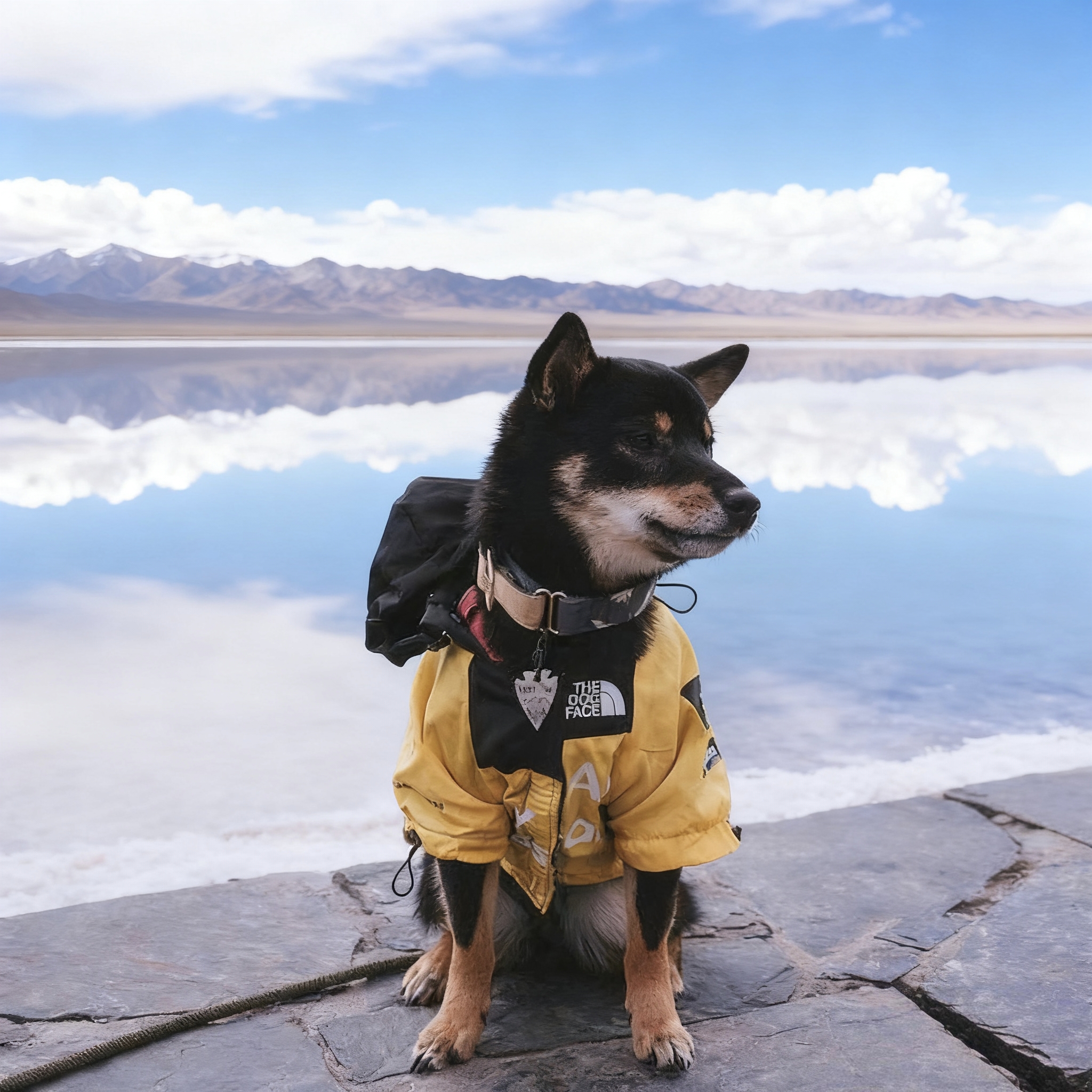 宠物狗狗衣服防水冲锋衣防雨透气两脚连帽外套狗柴犬雨衣夏季薄款