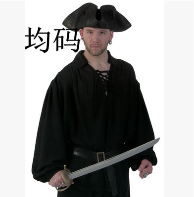 文艺复兴时期男装出租意大利平民男装旅馆伙计小二海盗COS服租赁