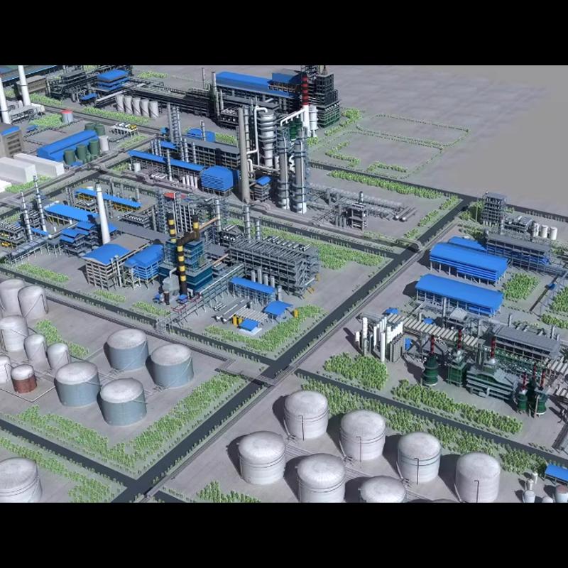 Unity3D炼油厂化工厂石油管道模型 Complete Refinery Vol 2 1.0