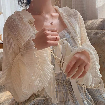 雪纺防晒衣夏季薄款长袖开衫外套