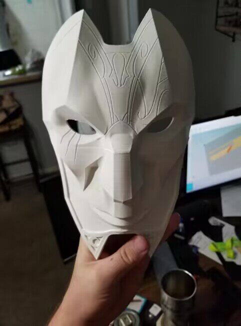 戏命师面具烬面具lolcos道具英雄联盟3d打印