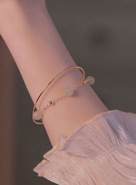 2022新款潮仙手链女双层复古文艺