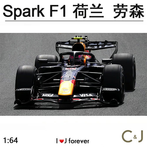 1:64 Spark F1红牛RB22 64S273 30 7th 劳森汽车合金静态模型