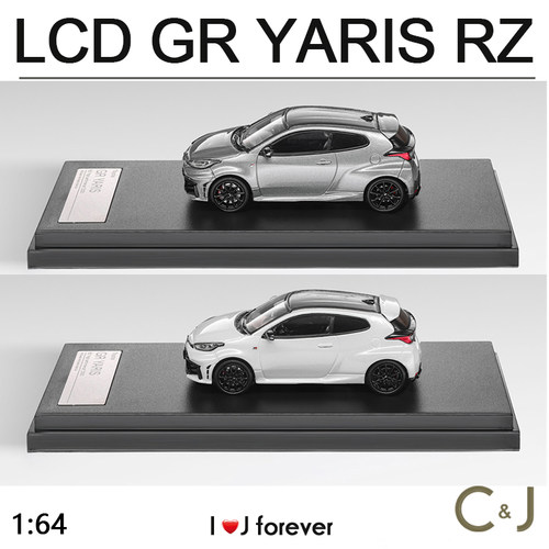 LCD 1:64 GR YARIS RZ ZZ改装车系列车模玩具仿真摆件