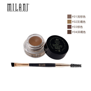眉膏防水防汗持久正品不脱色自然染眉膏速眉术不晕染不脱妆初学者