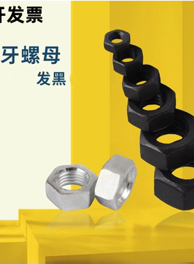 10.9级六角螺母正牙反牙反扣反丝螺帽M8M10M12M16M20M24M39M42M48