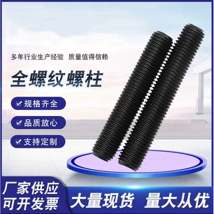 10.9级全螺纹螺柱化工螺杆牙棒全牙通丝螺纹杆35CrMo M10M12-M36