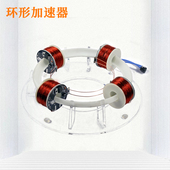 环形回旋加速器环形磁铁科学实验创意新奇高科技玩具益智模型套件