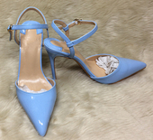 百搭性感细跟黑色包头凉鞋 欧美春夏新款 鞋 小码 女 裸色一字带高跟鞋