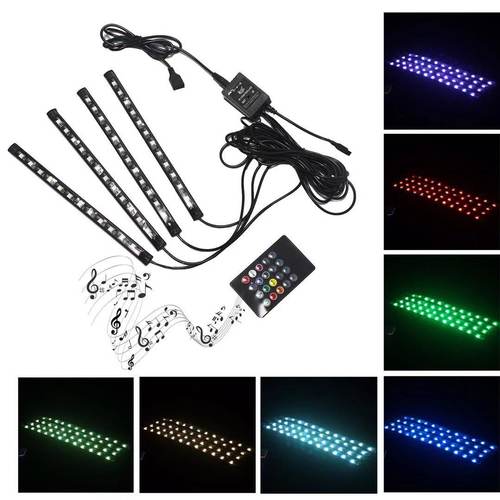 汽车脚底氛围灯比亚迪新F3F6F0G3RG5G6L3S6S7宋思锐唐速锐秦汽车