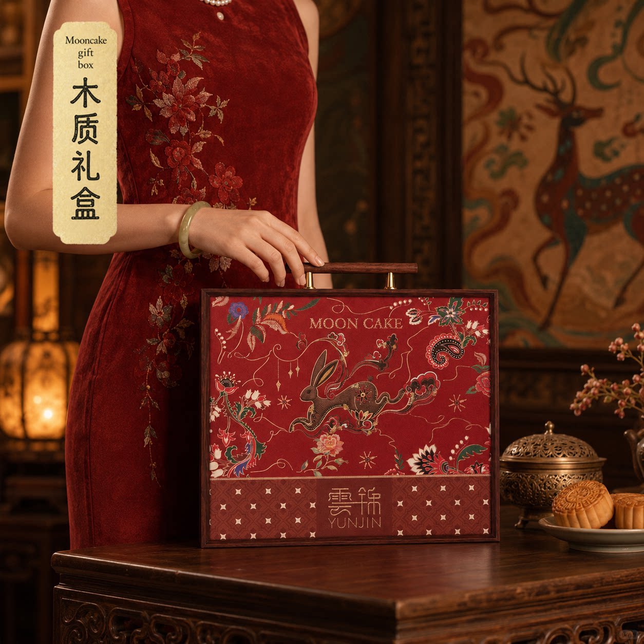 中秋国风高档月饼礼盒