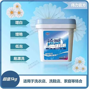 伟力庄丽洗鞋粉达丽洗鞋粉低碱性洗鞋粉干洗店洗鞋店用5KG