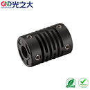 孔6X6塑料联轴器 光之大GPS编码 器小型弹性软连接胶联轴器D15L