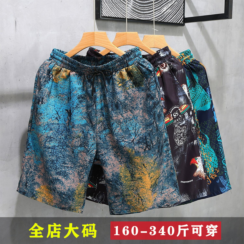 300斤12X特大码肥佬潮流沙滩短裤