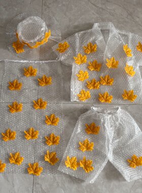 唐誉华风手工diy枫叶废物利用