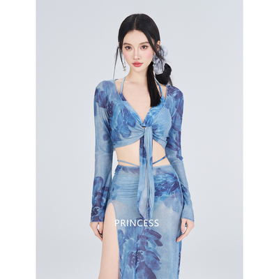 在逃公主分体泳衣女海边度假成人比基尼绝美泡温泉2026新款高级感