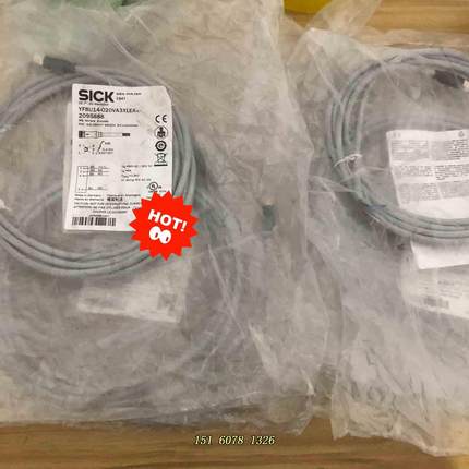 SICK西克订2095888 传感器4针插头连器线缆YF8议价出