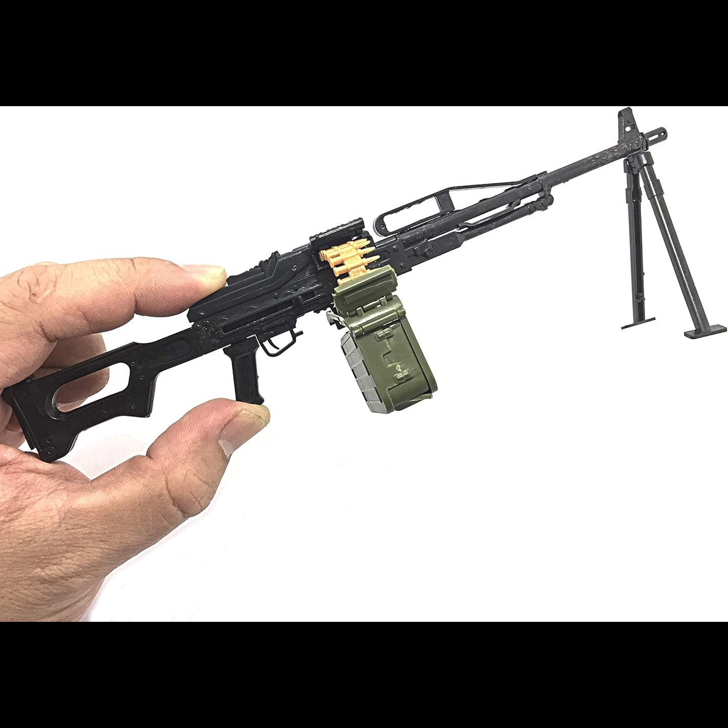 PKP机枪1比6模型1/6兵人玩具4D拼装绝地求生战地游戏潮玩MG42摆件