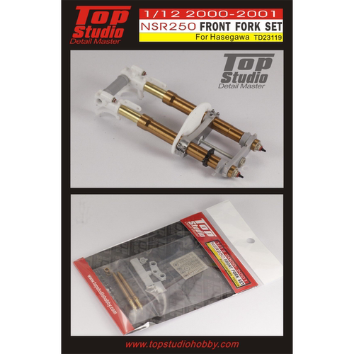 Top Studio改造件 1/12 HONDA NSR250 2000－2001前叉TD23119