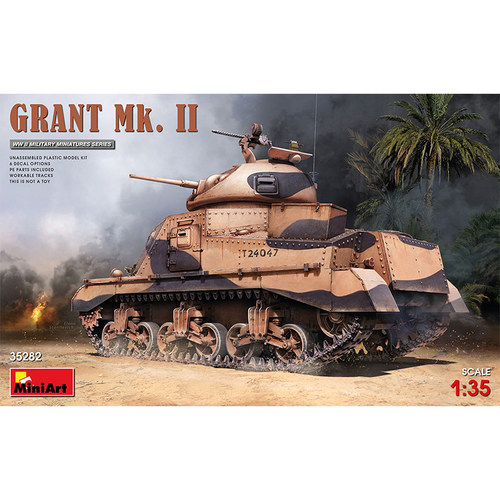 MiniArt 1/35 Grant Mk. II 中型坦克 拼装模型 35282