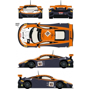 Racing Decal 43 水贴 1/24 MP4-12c GT3 #101 Spa 24h RDE24011