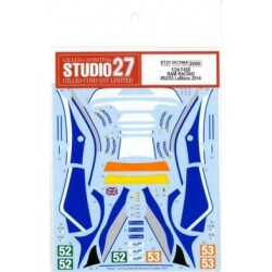 Studio 27 水贴 1/24 F 458 RAM RACING LeMans 2014 DC1064