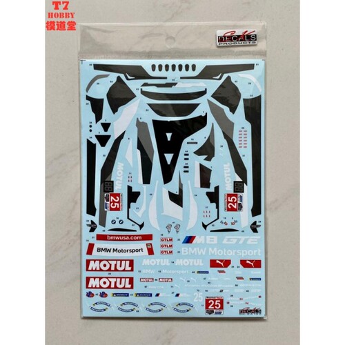 SK Decals 水贴 1/24 BMW M8 GTE WeatherTech 2020 SK24130