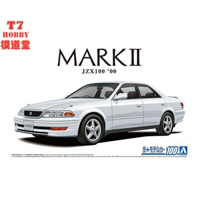 青岛社1/24拼装车模 Toyota JZX100 MarkII TourerV  06220