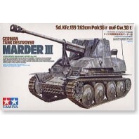 田宫拼装战车模型 1/35 MarderⅢ黄鼠狼自行反坦克炮 35248