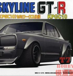 富士美 1/24 拼装车模 Nissan Skyline GT-R KPGC10 03840