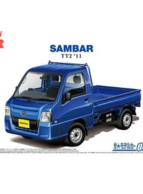 青岛社1/24拼装车模 Subaru TT2 Samber 11 05828