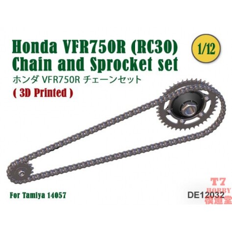 FAT FROG 1/12 Honda VFR750R (RC30) 链条模型 配田 DE12032