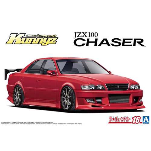 青岛社 1/24 拼装车模Kunny`z JZX100 Chaser Tourer V `98 06928