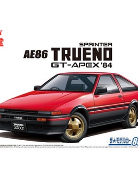 青岛社 1/24拼装车模Toyota AE86 Sprinter Trueno GT-APEX 05969