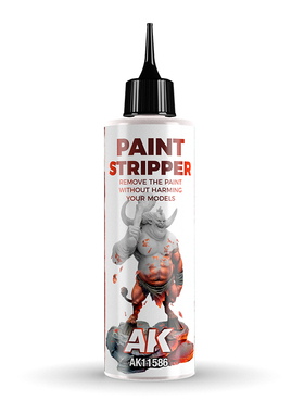 西班牙AK模型手办高达旧化丙烯珐琅溶媒液脱漆250ml AK11586