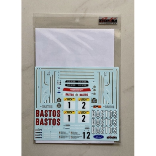 SK Decals水贴1/24 Ford Sierra RS500 Spa24H 89 Bastos SK24062