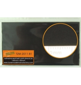 T2M改造件-黑色细布纹安全带材料（带背胶）2011B1