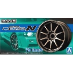 青岛社 1/24 Volk Racing CE28N 19寸 轮圈连轮胎模型 05391