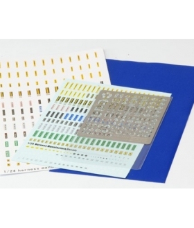 T2M 蚀刻 改造 1/24 赛车 安全带 套装 高级版A 蓝色 5003D